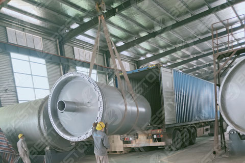Biomass Carbonizing Machine Shipped to Ghana